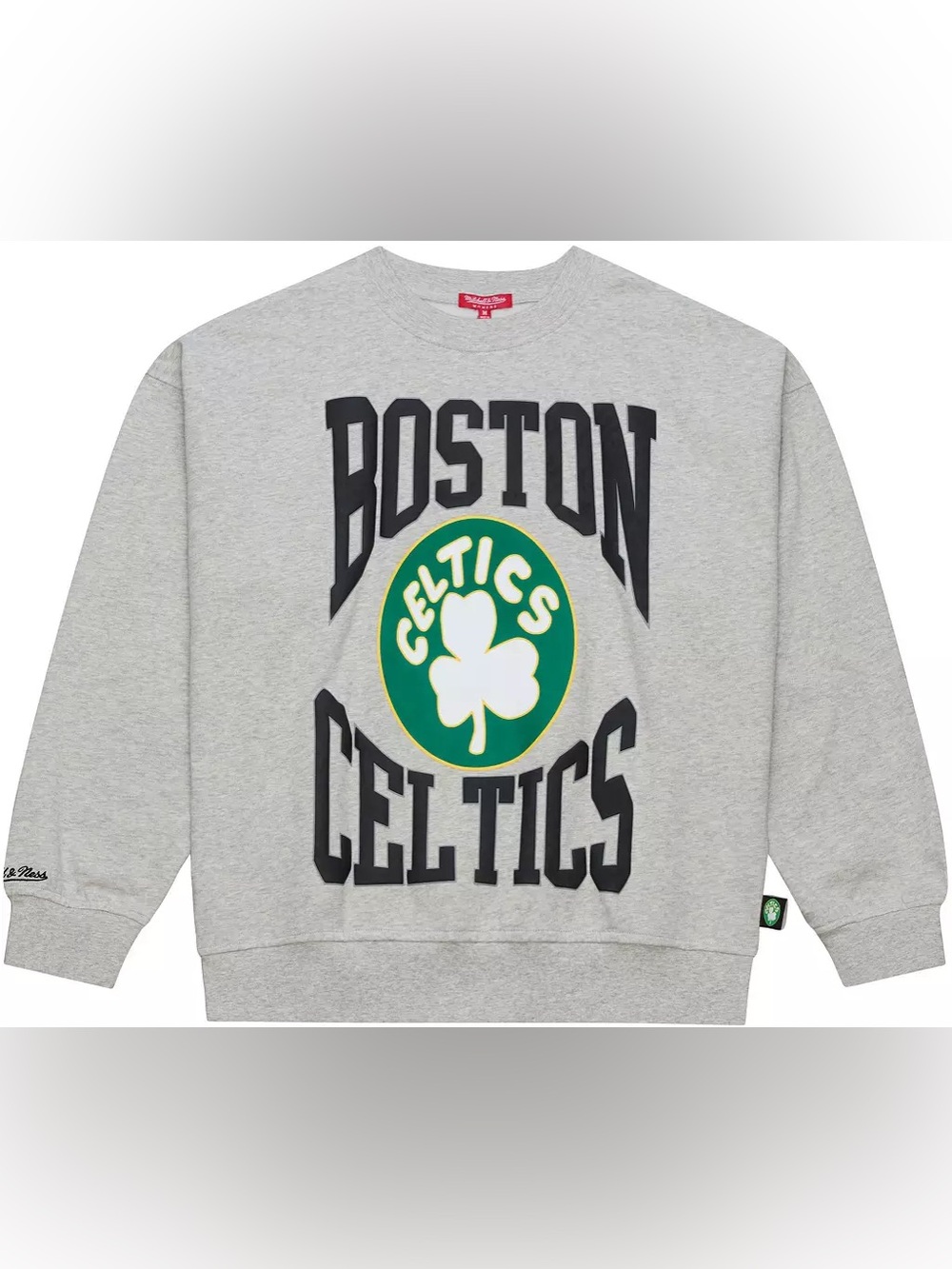 Mitchell & Ness Women's Boston Celtics Grey Retro Crewneck Sweatshirt NWT XLarge